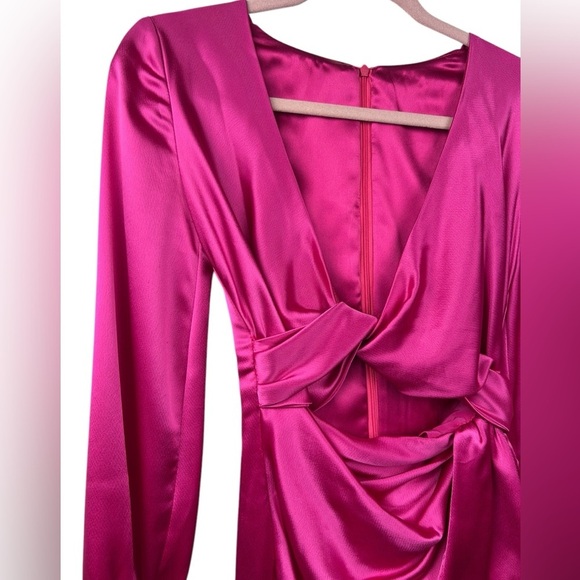 Hot Pink mini dress, bandeau top, S, custom made copy of Kylie Jenner dress Sexy - Picture 6 of 13